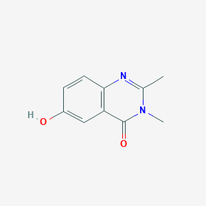 molecular formula C10H10N2O2 B11906975 6-Hydroxy-2,3-dimethylquinazolin-4(3H)-one 