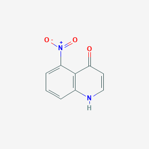 molecular formula C9H6N2O3 B11907022 5-Nitroquinolin-4-ol 