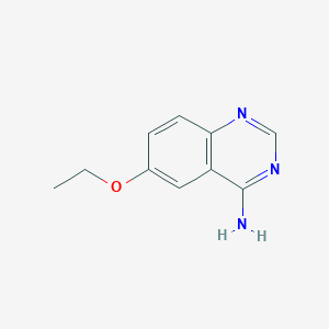 molecular formula C10H11N3O B11907093 6-Ethoxyquinazolin-4-amine 