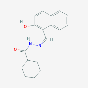 molecular formula C18H20N2O2 B1190714 N'-[(2-hydroxy-1-naphthyl)methylene]cyclohexanecarbohydrazide 
