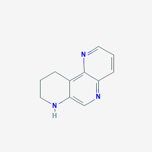 molecular formula C11H11N3 B11907140 7,8,9,10-Tetrahydropyrido[2,3-C][1,5]naphthyridine CAS No. 923012-55-9