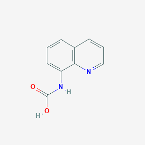 molecular formula C10H8N2O2 B11907165 Quinolin-8-ylcarbamic acid CAS No. 876492-30-7
