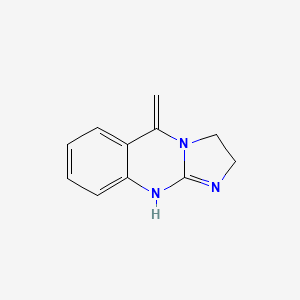 molecular formula C11H11N3 B11907191 5-Methylene-1,2,3,5-tetrahydroimidazo[2,1-b]quinazoline CAS No. 823795-40-0