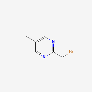 molecular formula C6H7BrN2 B11907247 2-(Bromomethyl)-5-methylpyrimidine 
