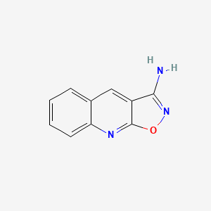 molecular formula C10H7N3O B11907268 Isoxazolo[5,4-b]quinolin-3-amine 