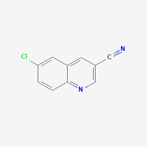 molecular formula C10H5ClN2 B11907414 6-Chloroquinoline-3-carbonitrile CAS No. 13669-66-4