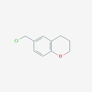 molecular formula C10H11ClO B11907464 6-(Chloromethyl)chroman 
