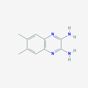 molecular formula C10H12N4 B11907471 6,7-Dimethylquinoxaline-2,3-diamine CAS No. 248606-61-3