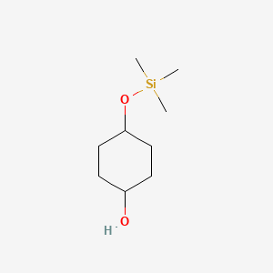 molecular formula C9H20O2Si B11907504 4-[(Trimethylsilyl)oxy]cyclohexanol CAS No. 54725-69-8