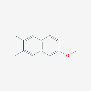 molecular formula C13H14O B11907519 6-Methoxy-2,3-dimethylnaphthalene 