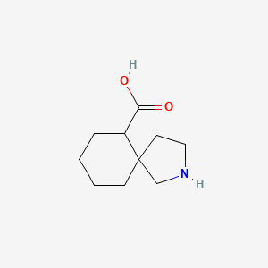 molecular formula C10H17NO2 B11907558 2-Azaspiro[4.5]decane-6-carboxylic acid 