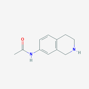 molecular formula C11H14N2O B11907577 N-(1,2,3,4-tetrahydroisoquinolin-7-yl)acetamide 
