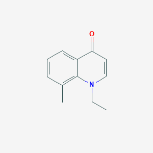 molecular formula C12H13NO B11907594 1-Ethyl-8-methylquinolin-4(1H)-one 