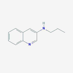 molecular formula C12H14N2 B11907607 N-Propylquinolin-3-amine CAS No. 152330-60-4