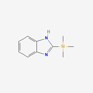 molecular formula C10H14N2Si B11907620 2-(Trimethylsilyl)-1H-benzo[d]imidazole 