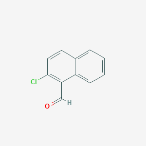 molecular formula C11H7ClO B11907633 2-Chloro-1-naphthaldehyde CAS No. 25986-40-7