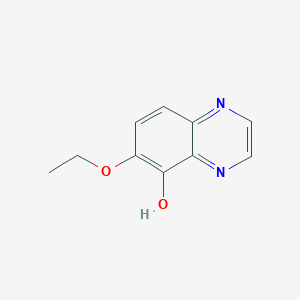 molecular formula C10H10N2O2 B11907639 6-Ethoxyquinoxalin-5-ol 
