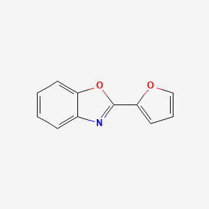 molecular formula C11H7NO2 B11907672 2-(Furan-2-yl)benzo[d]oxazole CAS No. 881-60-7