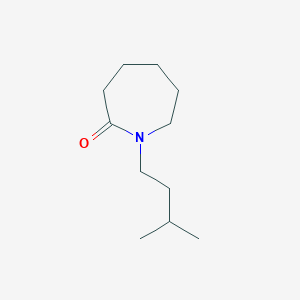 molecular formula C11H21NO B11907680 1-(3-Methylbutyl)azepan-2-one CAS No. 59227-87-1