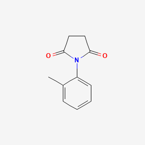 molecular formula C11H11NO2 B11907694 1-(o-Tolyl)pyrrolidine-2,5-dione CAS No. 70290-53-8