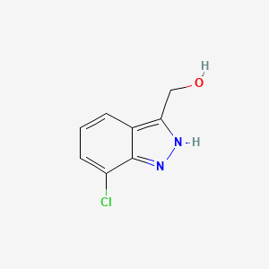 molecular formula C8H7ClN2O B11907738 (7-Chloro-1H-indazol-3-yl)methanol CAS No. 1260779-44-9
