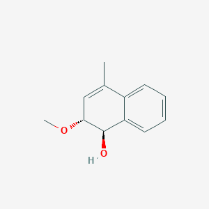 molecular formula C12H14O2 B11907775 (1R,2R)-2-Methoxy-4-methyl-1,2-dihydronaphthalen-1-ol 