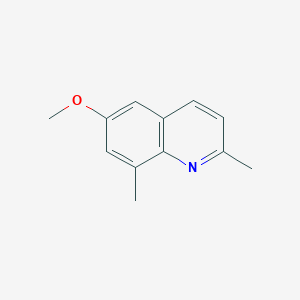 molecular formula C12H13NO B11907791 6-Methoxy-2,8-dimethylquinoline 