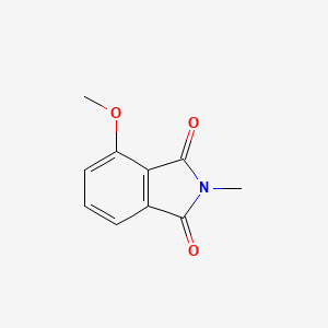 molecular formula C10H9NO3 B11907798 4-Methoxy-2-methylisoindoline-1,3-dione CAS No. 2408-92-6