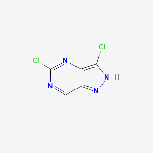 molecular formula C5H2Cl2N4 B11907814 3,5-Dichloro-1H-pyrazolo[4,3-d]pyrimidine 