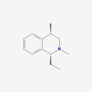 molecular formula C13H19N B11907827 Cis-1-ethyl-2,4-dimethyl-1,2,3,4-tetrahydroisoquinoline 