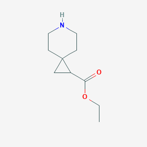 molecular formula C10H17NO2 B11907838 Ethyl 6-azaspiro[2.5]octane-1-carboxylate 