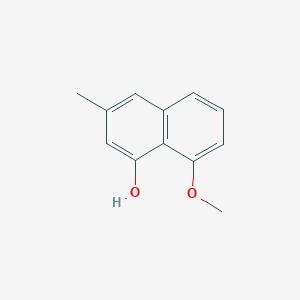 molecular formula C12H12O2 B11907887 8-Methoxy-3-methylnaphthalen-1-ol CAS No. 22273-56-9