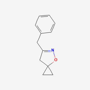 molecular formula C12H13NO B11907941 6-Benzyl-4-oxa-5-azaspiro[2.4]hept-5-ene CAS No. 101960-36-5