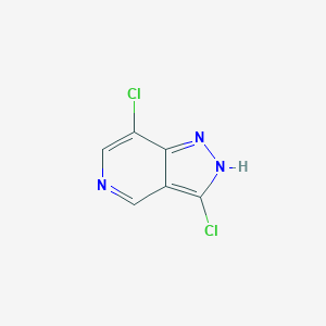 molecular formula C6H3Cl2N3 B11908028 3,7-Dichloro-1H-pyrazolo[4,3-c]pyridine 