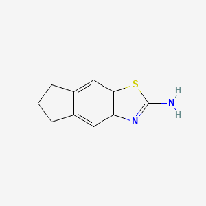 molecular formula C10H10N2S B11908040 6,7-Dihydro-5H-indeno[5,6-d]thiazol-2-amine 