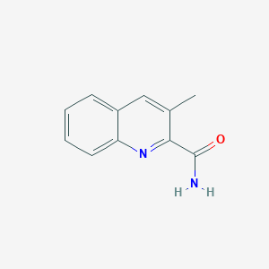 molecular formula C11H10N2O B11908085 3-Methylquinoline-2-carboxamide 