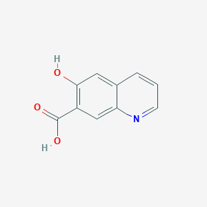 molecular formula C10H7NO3 B11908108 6-Hydroxyquinoline-7-carboxylic acid 