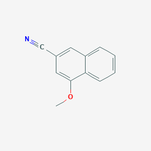 molecular formula C12H9NO B11908187 4-Methoxy-2-naphthonitrile 