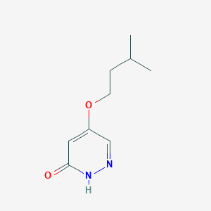 molecular formula C9H14N2O2 B11908279 5-(isopentyloxy)pyridazin-3(2H)-one CAS No. 1346697-76-4