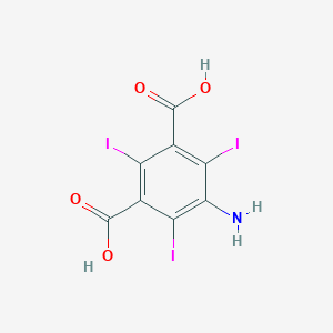 molecular formula C8H4I3NO4 B119083 5-Amino-2,4,6-triiodoisophthalic acid CAS No. 35453-19-1