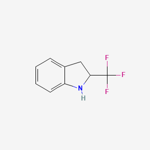 molecular formula C9H8F3N B11908433 2-(Trifluoromethyl)indoline 