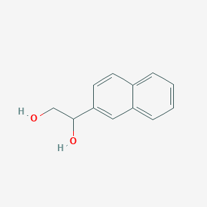 molecular formula C12H12O2 B11908469 1,2-Ethanediol, 1-(2-naphthalenyl)- CAS No. 13603-65-1
