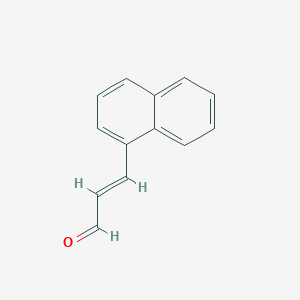 molecular formula C13H10O B11908477 (E)-3-(naphthalen-1-yl)acrylaldehyde CAS No. 1504-73-0