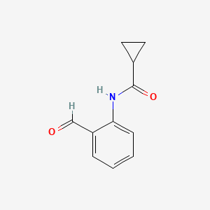 molecular formula C11H11NO2 B11908484 N-(2-Formylphenyl)cyclopropanecarboxamide 