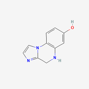 molecular formula C10H9N3O B11908502 4,5-Dihydroimidazo[1,2-a]quinoxalin-7-ol CAS No. 39744-77-9