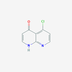 molecular formula C8H5ClN2O B11908507 5-Chloro-1,8-naphthyridin-4(1H)-one CAS No. 1260656-96-9