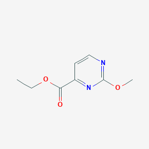 molecular formula C8H10N2O3 B11908518 Ethyl 2-methoxypyrimidine-4-carboxylate 