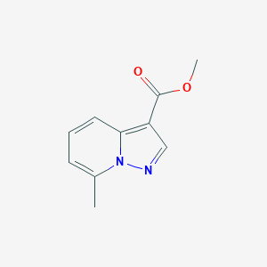 molecular formula C10H10N2O2 B11908572 Methyl 7-methylpyrazolo[1,5-a]pyridine-3-carboxylate 
