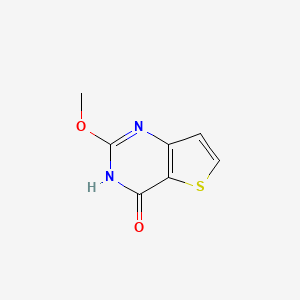 molecular formula C7H6N2O2S B11908613 2-Methoxythieno[3,2-d]pyrimidin-4-ol 