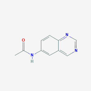 molecular formula C10H9N3O B11908736 N-(Quinazolin-6-yl)acetamide 